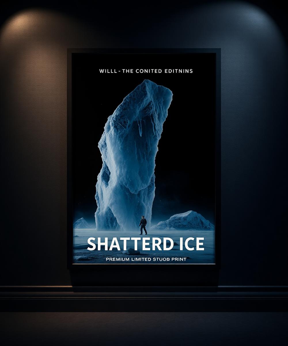 Shattered Ice Print